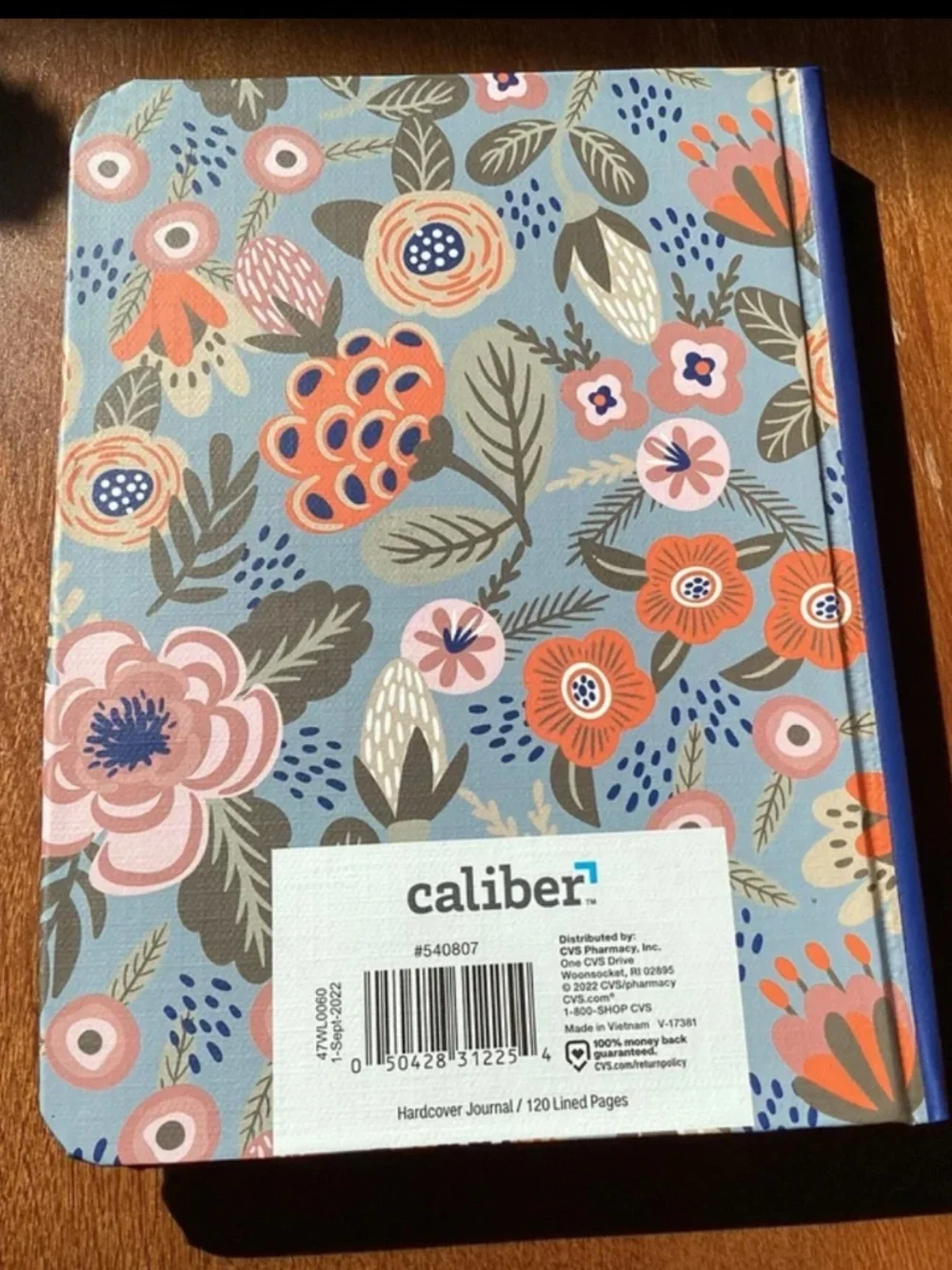Caliber Hard Cover Journal 120 Lined Pages New